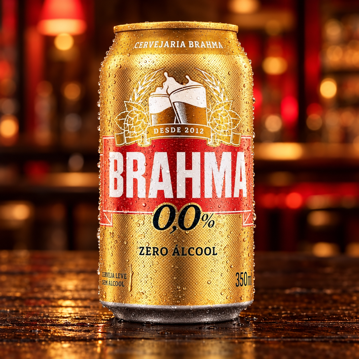 Cerveja Brahma Lata SEM ALCOOL