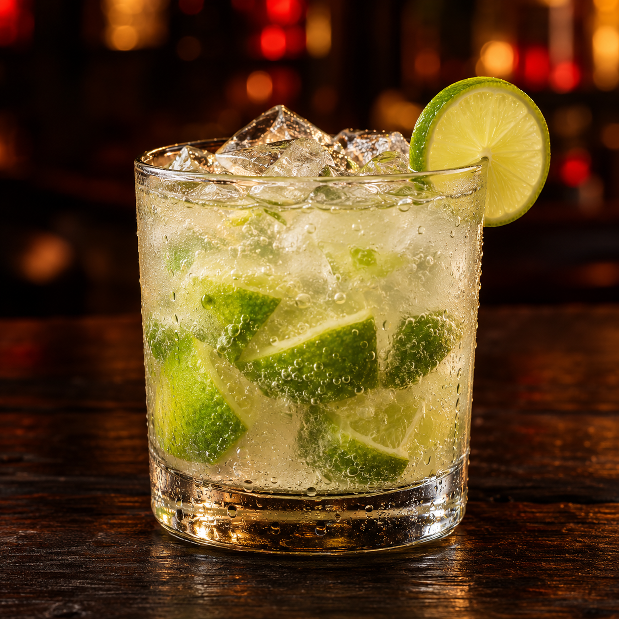 Caipirinha de Limão sem álcool